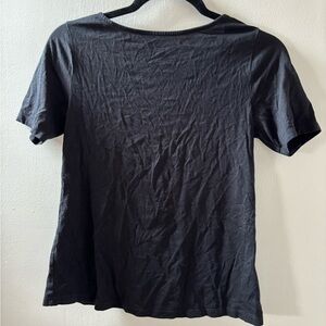 Boden Scoop-Back Black T-Shirt
